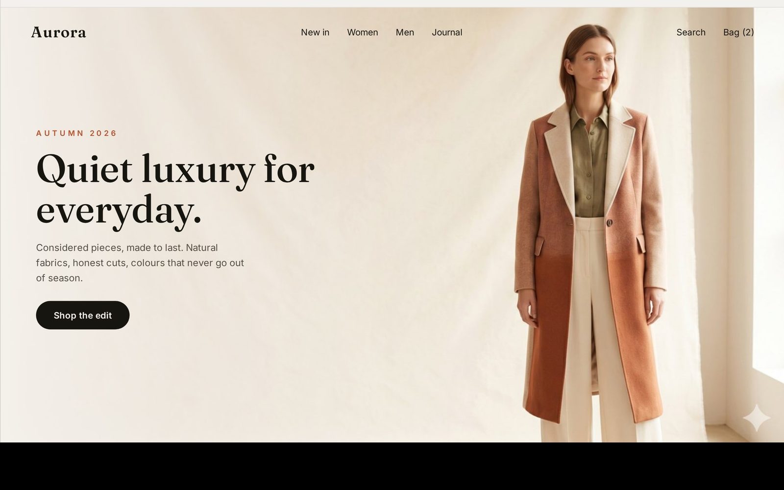 Aurora — e-commerce concept