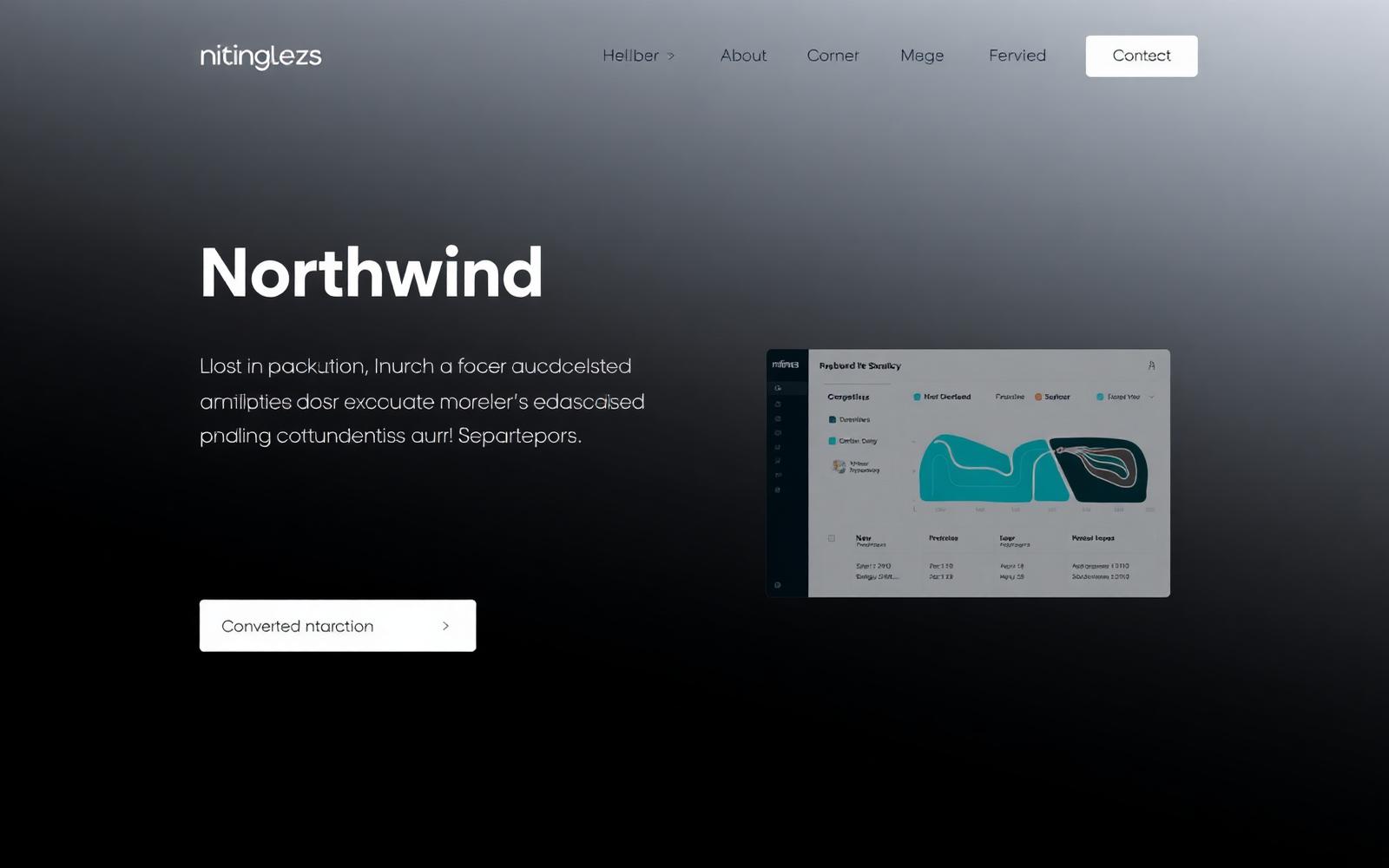 Northwind — SaaS landing concept